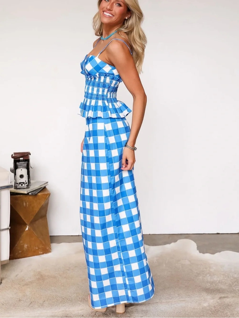 COCOLILYS blue gingham